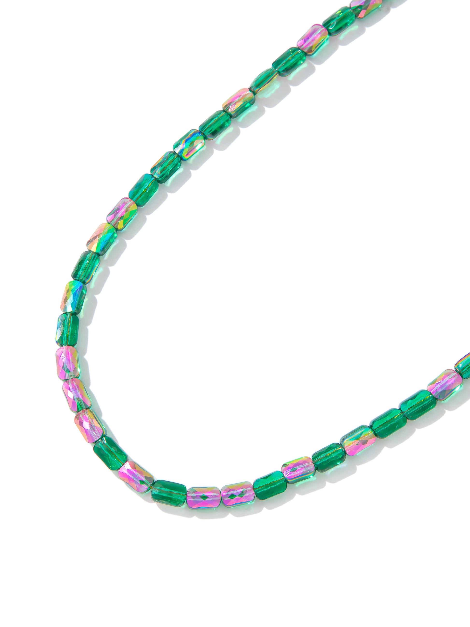 One More Try Necklace - Emerald Bloom