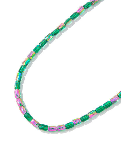 One More Try Necklace - Emerald Bloom