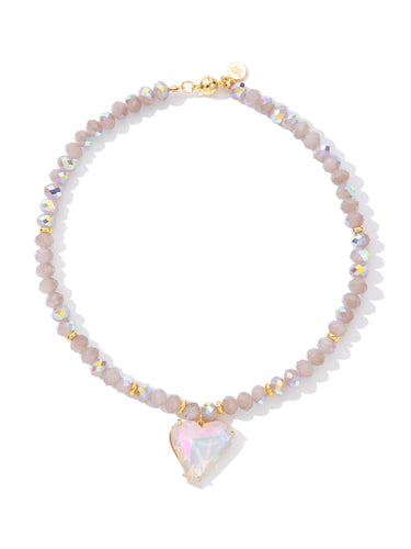 Opal Crush Necklace - Camellia