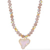 Opal Crush Necklace - Camellia