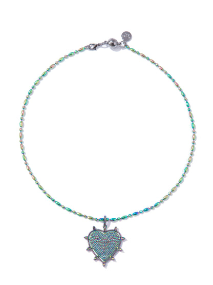 Open Heart Necklace - Mystic