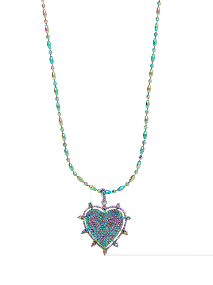 Open Heart Necklace - Mystic