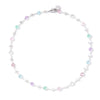 Paloma Necklace - Liquid Metallic Pearl White Fairy
