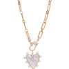 Pearl Love Necklace - Gold