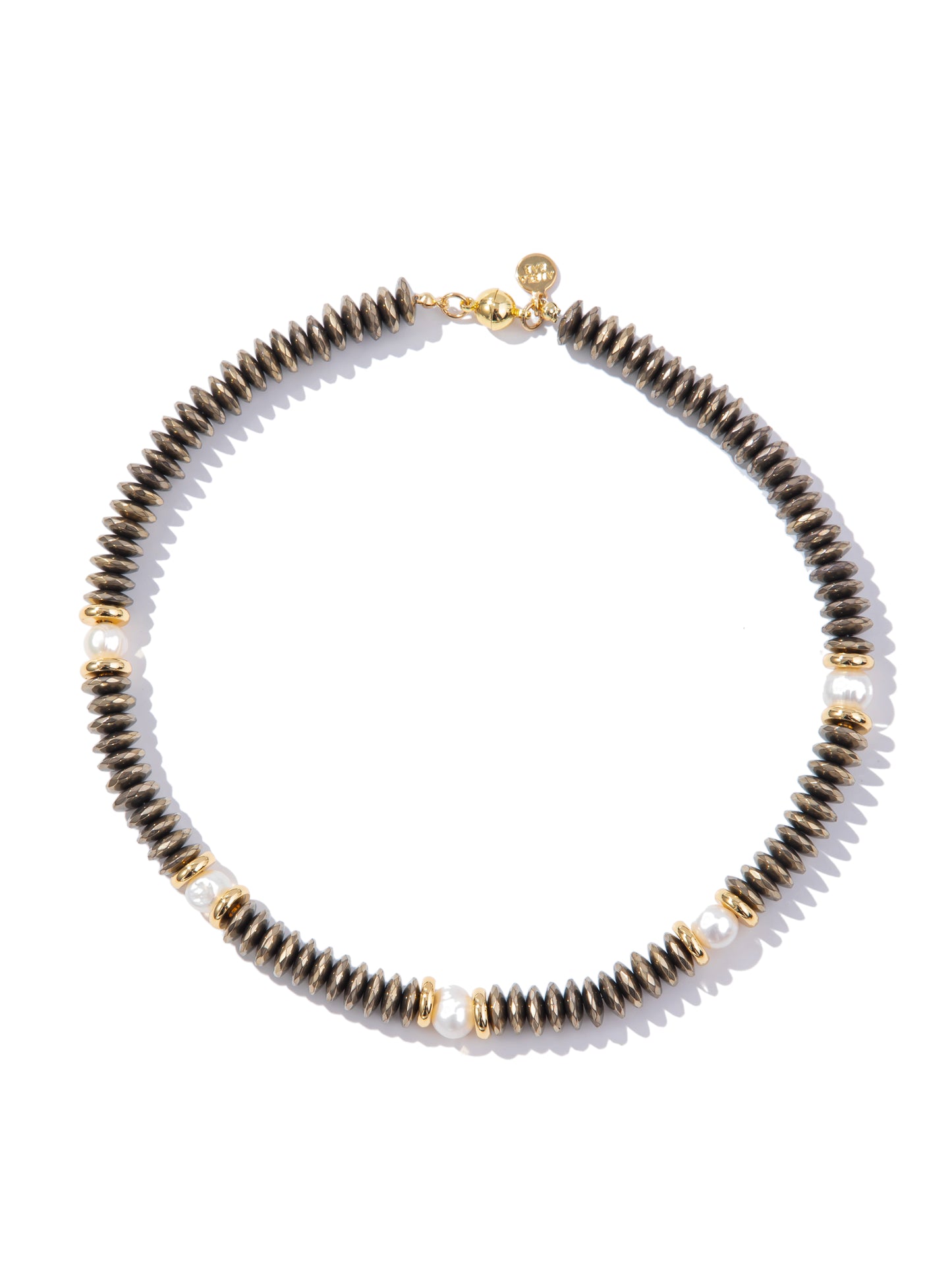 Pearlized Necklace - Antique
