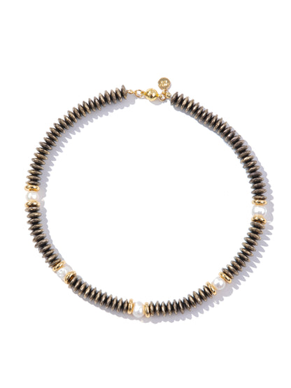 Pearlized Necklace - Antique