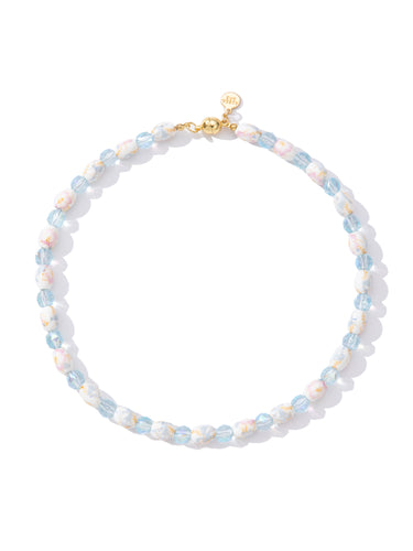 Petal Breeze Necklace - Sky