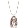 Petunia Necklace - Linen Bluebell