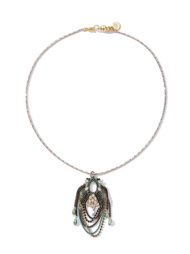 Petunia Necklace - Linen Oasis