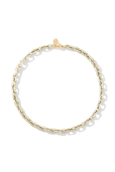 Celine Necklace - Metallic Kiwi Kiss