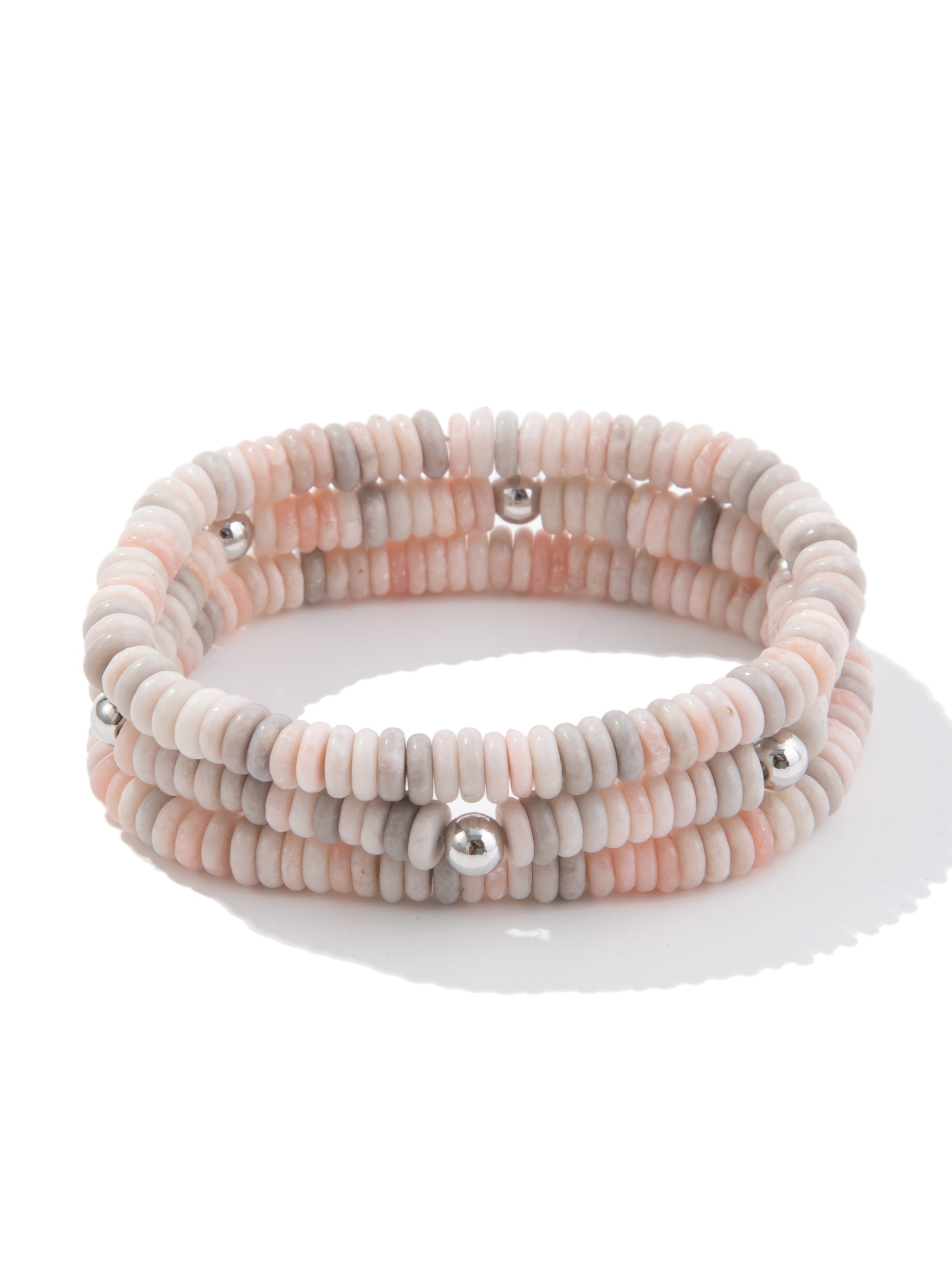 Pink Dessert Bracelet Set - Sand Petal