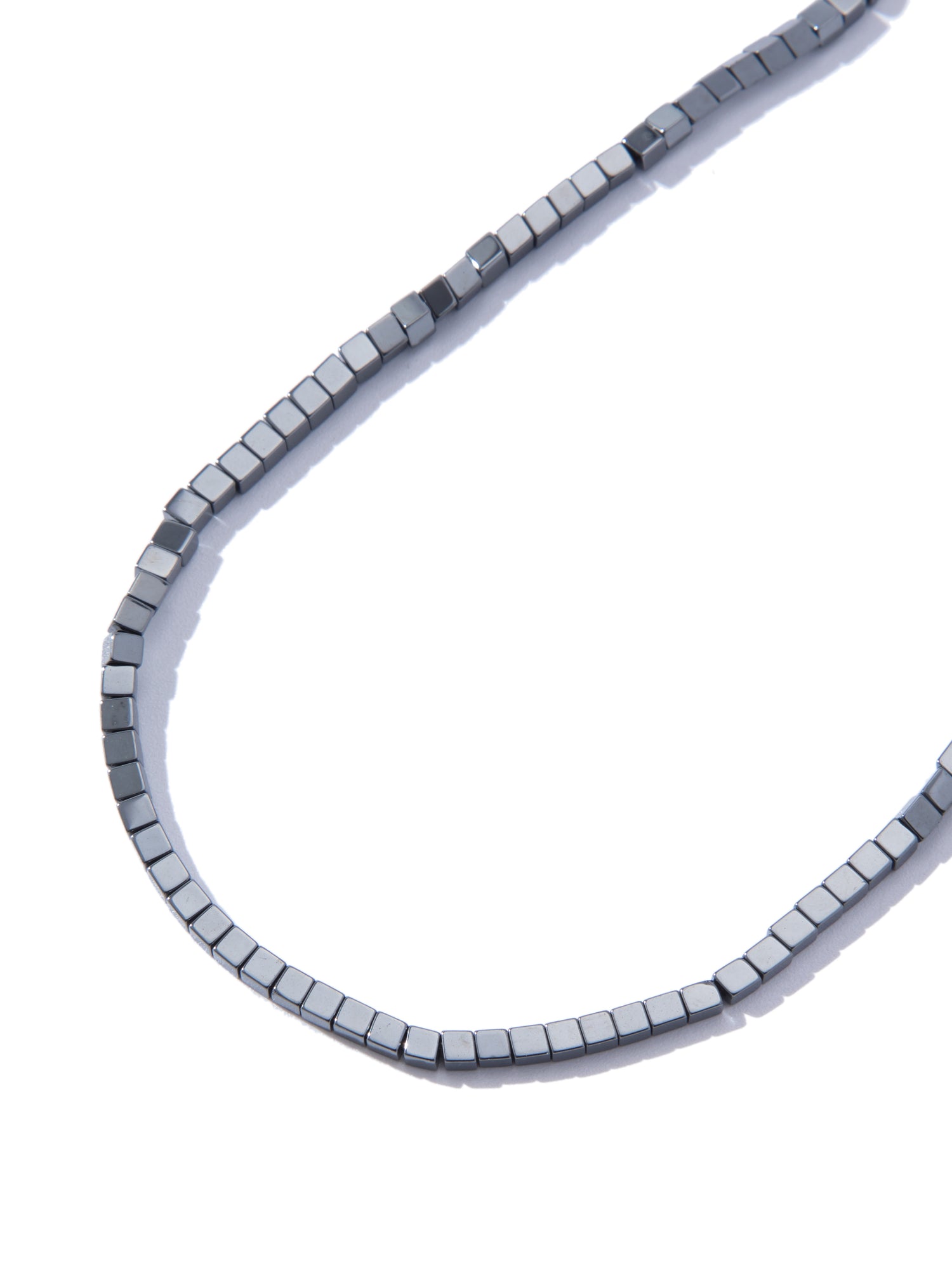 Pink Gravity Necklace - Gunmetal