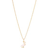 Pink Paradise Necklace - Gold Petal