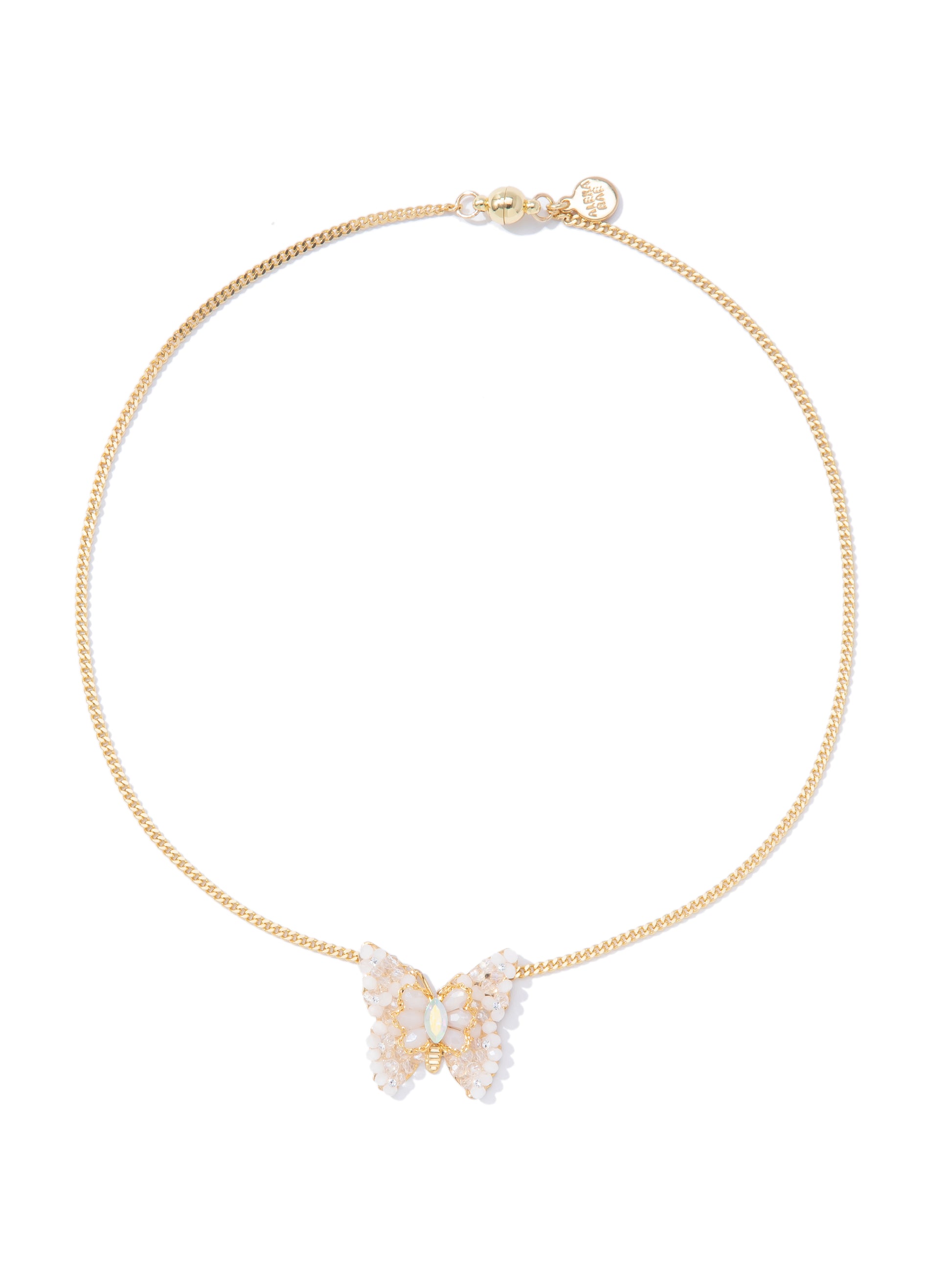 Pixie Wings Necklace - Gold Petal