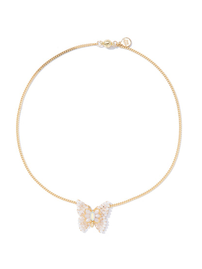 Pixie Wings Necklace - Gold Petal