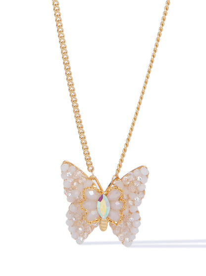 Pixie Wings Necklace - Gold Petal