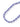 Plumeria Necklace - Cobalt
