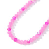 Pop Culture Necklace - Neon Pink