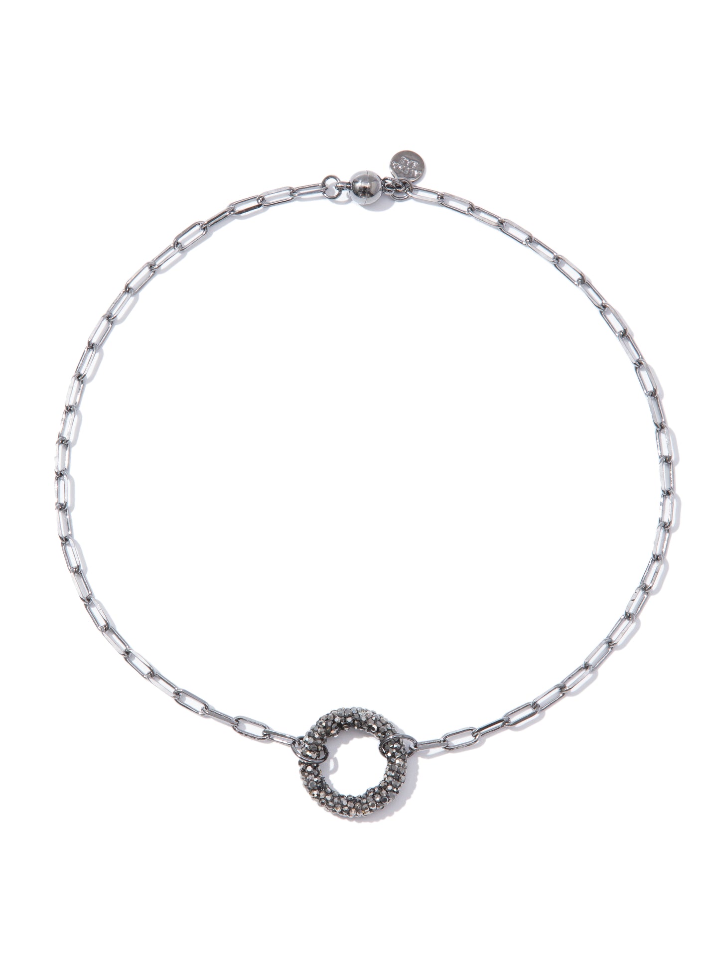 Poppins Necklace - Gunmetal