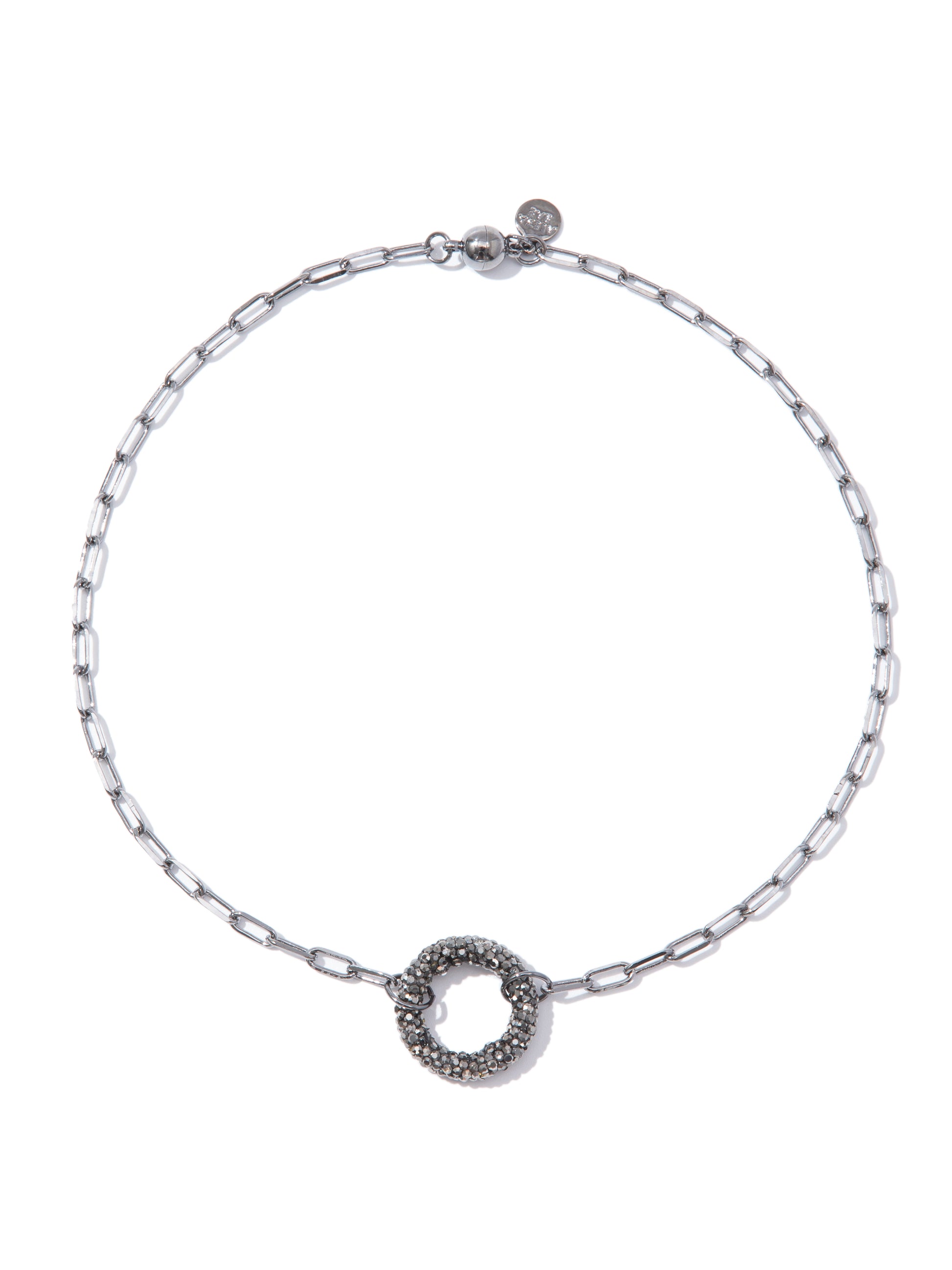 Poppins Necklace - Gunmetal