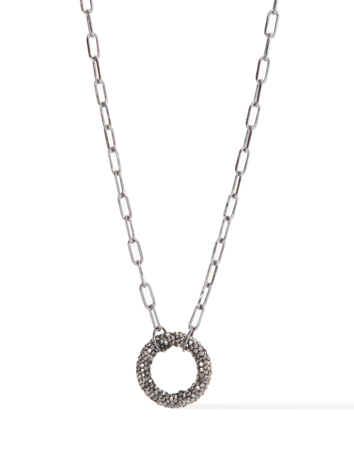 Poppins Necklace - Gunmetal