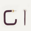 Purple Rain Earrings - Matte Wineberry
