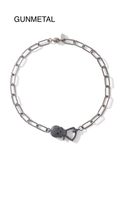 Skully Necklace - Multiple Colors!