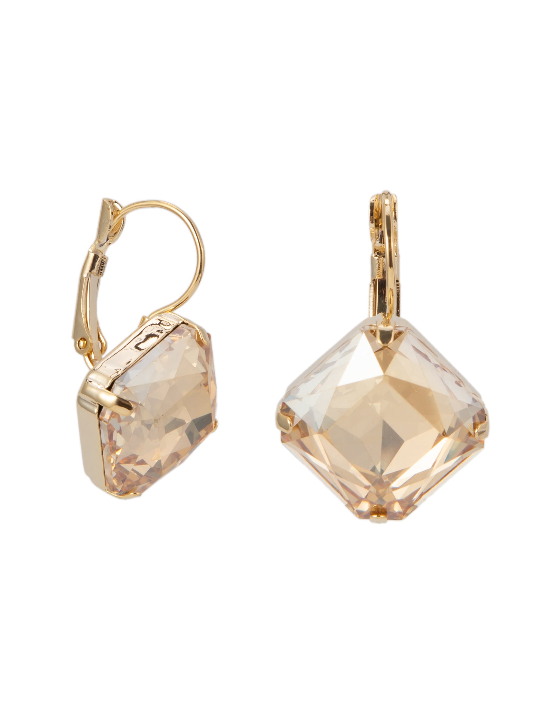 Quiet Waters Earrings - Gold Champagne