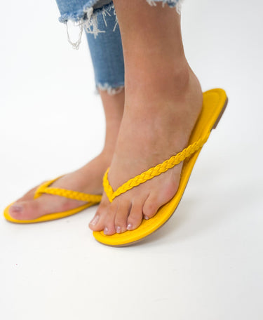 Single Sole Flip Flop Sandals - 5 Colors!
