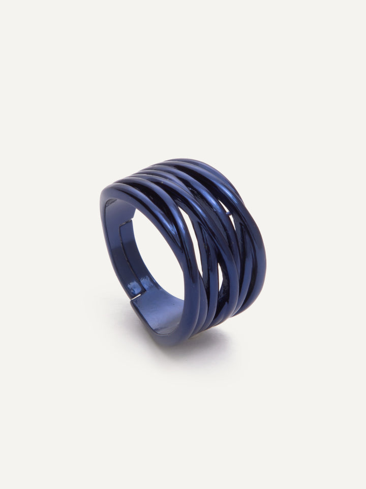 Raven Ring - Metallic Midnight