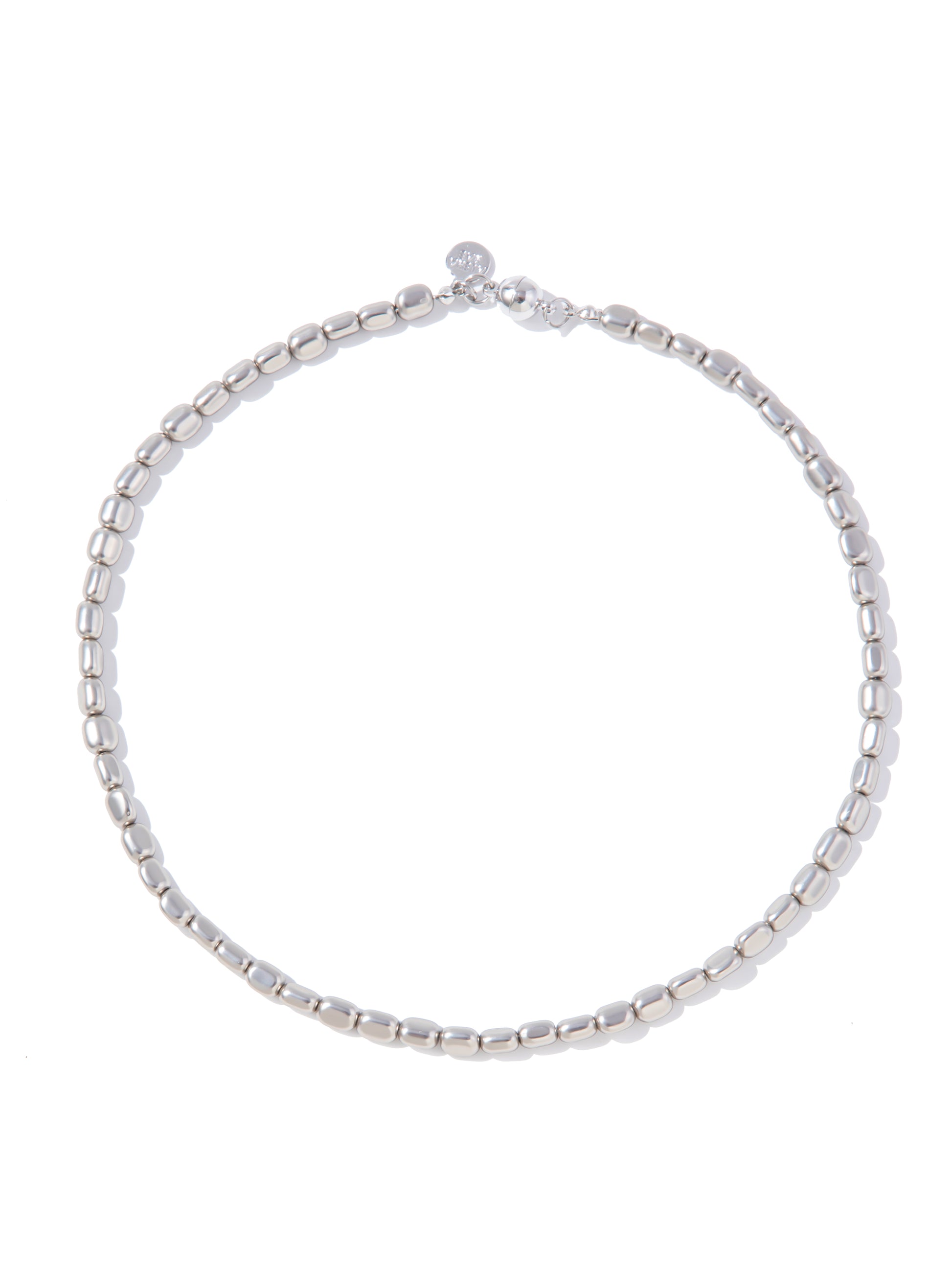 Rooted Necklace - Matte Silver