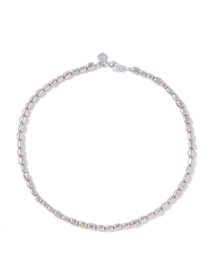 Rooted Necklace - Matte Silver