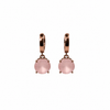 Sky Earrings - Metallic Chocolate Sienna Silk