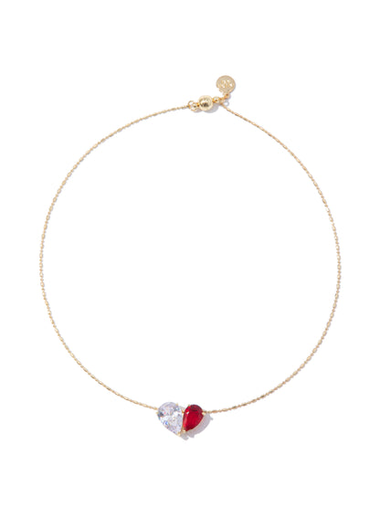 Ruby Heart Necklace