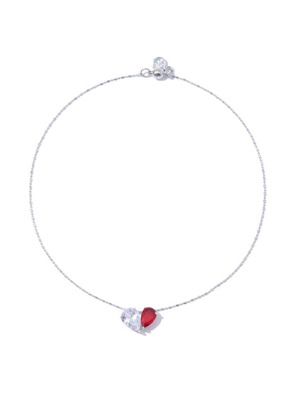 Ruby Heart Necklace