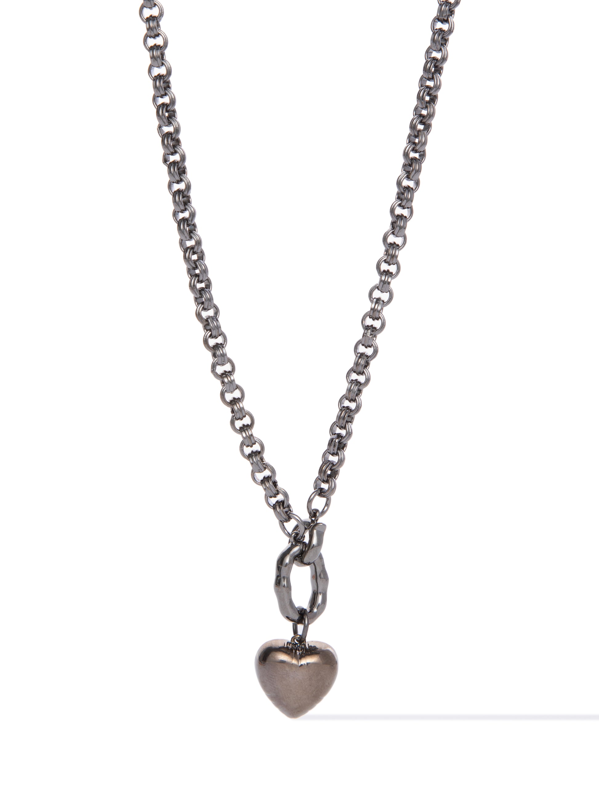 Ruby Necklace - Gunmetal
