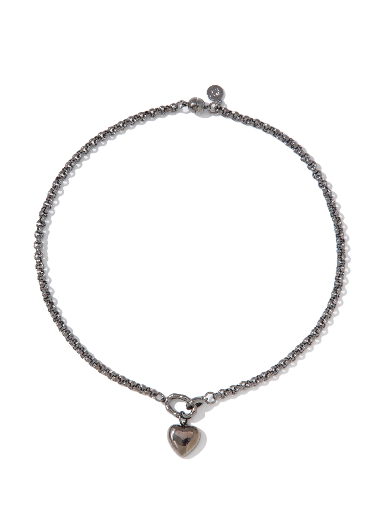 Ruby Necklace - Gunmetal