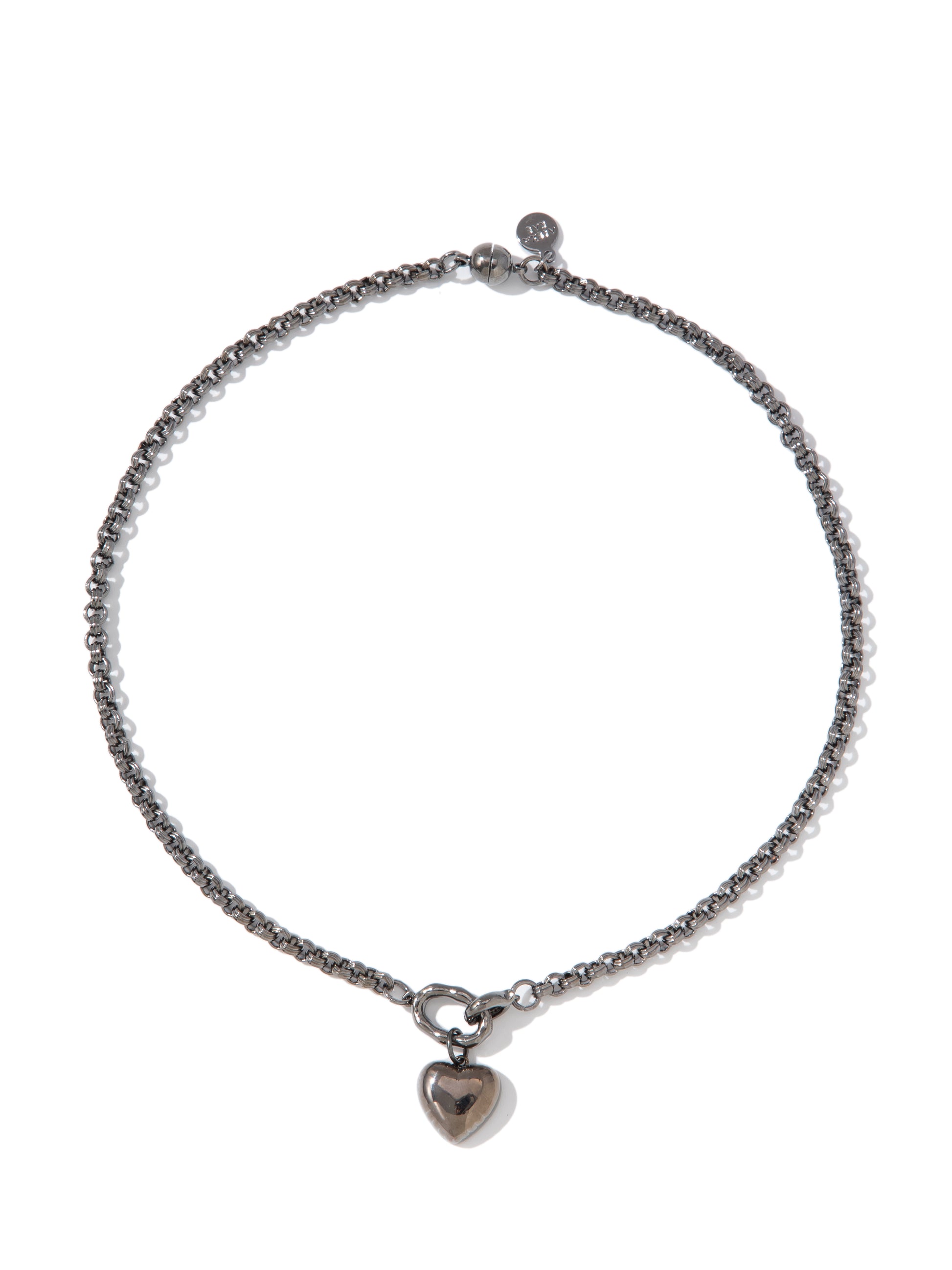 Ruby Necklace - Gunmetal