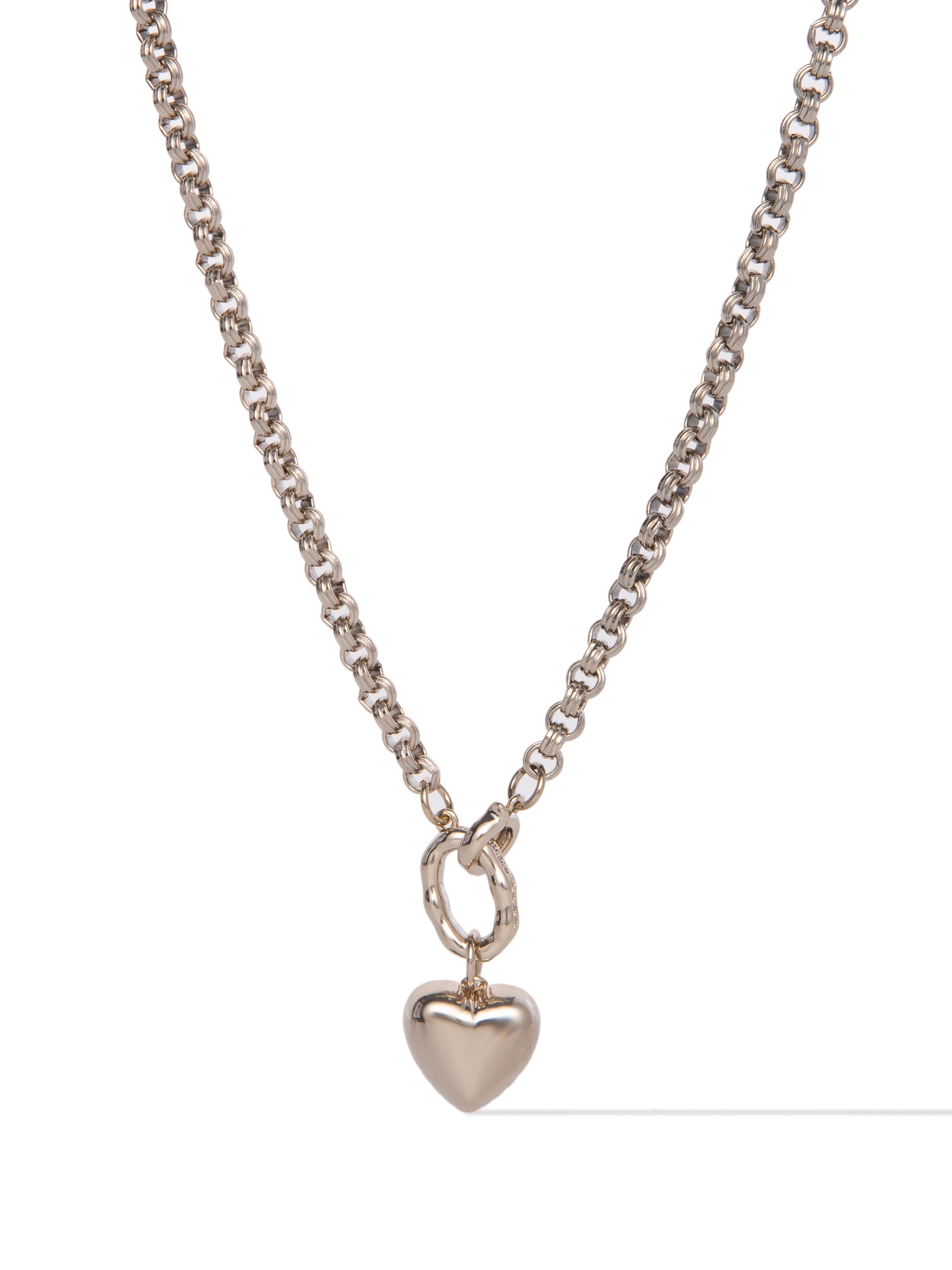 Ruby Necklace - Metallic Linen