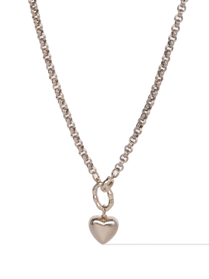 Ruby Necklace - Metallic Linen