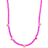 Ruby Tuesday Necklace - Gold Ruby Kiss