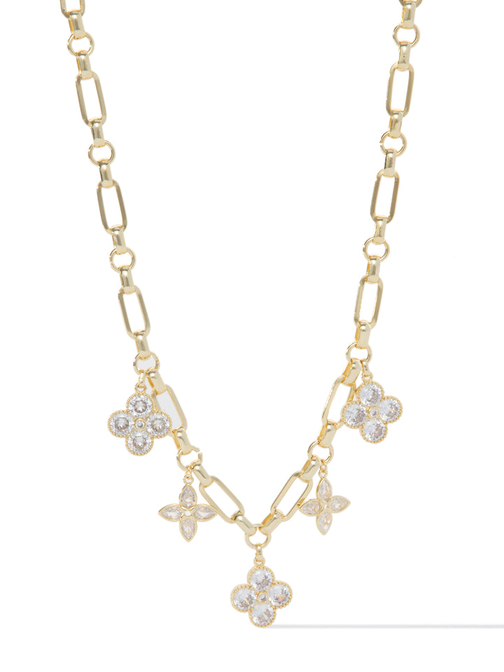 Rye Charm Necklace - Metallic Moonlight