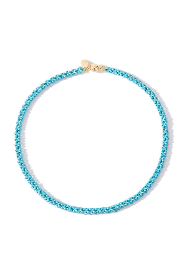 Jasmine Necklace - Metallic Aqua