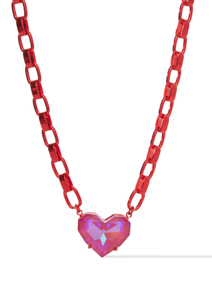 Summer Love Necklace - Metallic Rouge