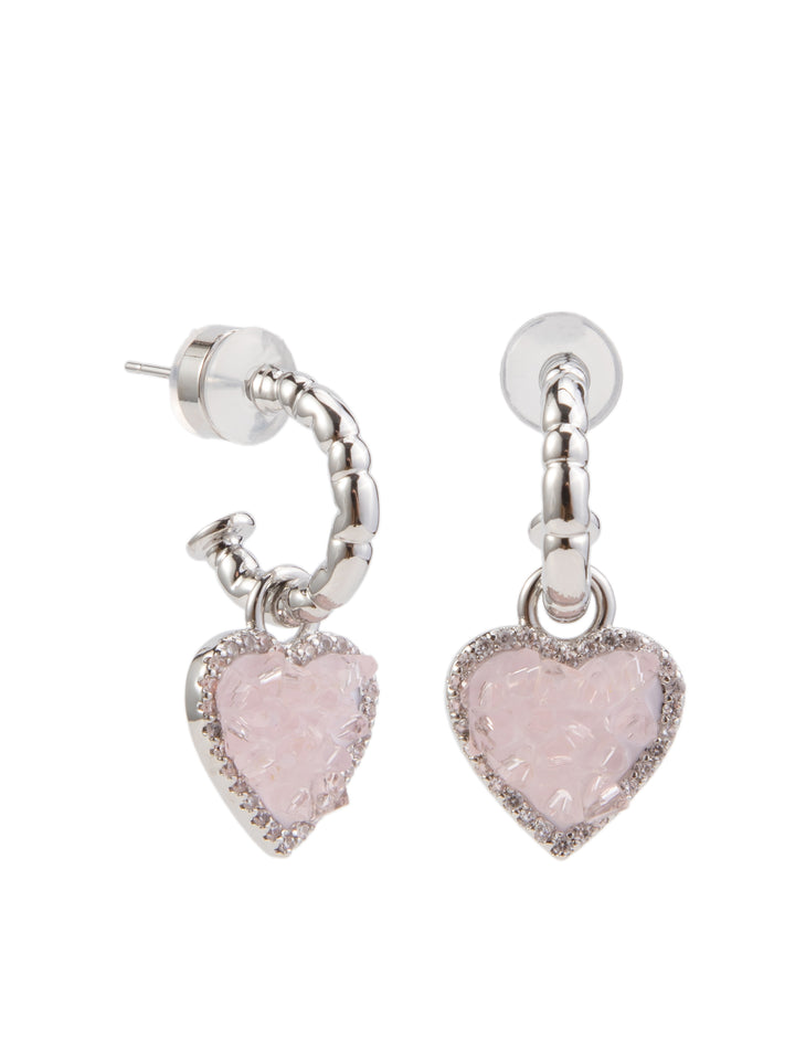 Sandy Earrings - Silver Petal