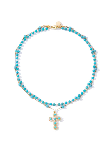 Santa Fe Sky Necklace - Turquoise
