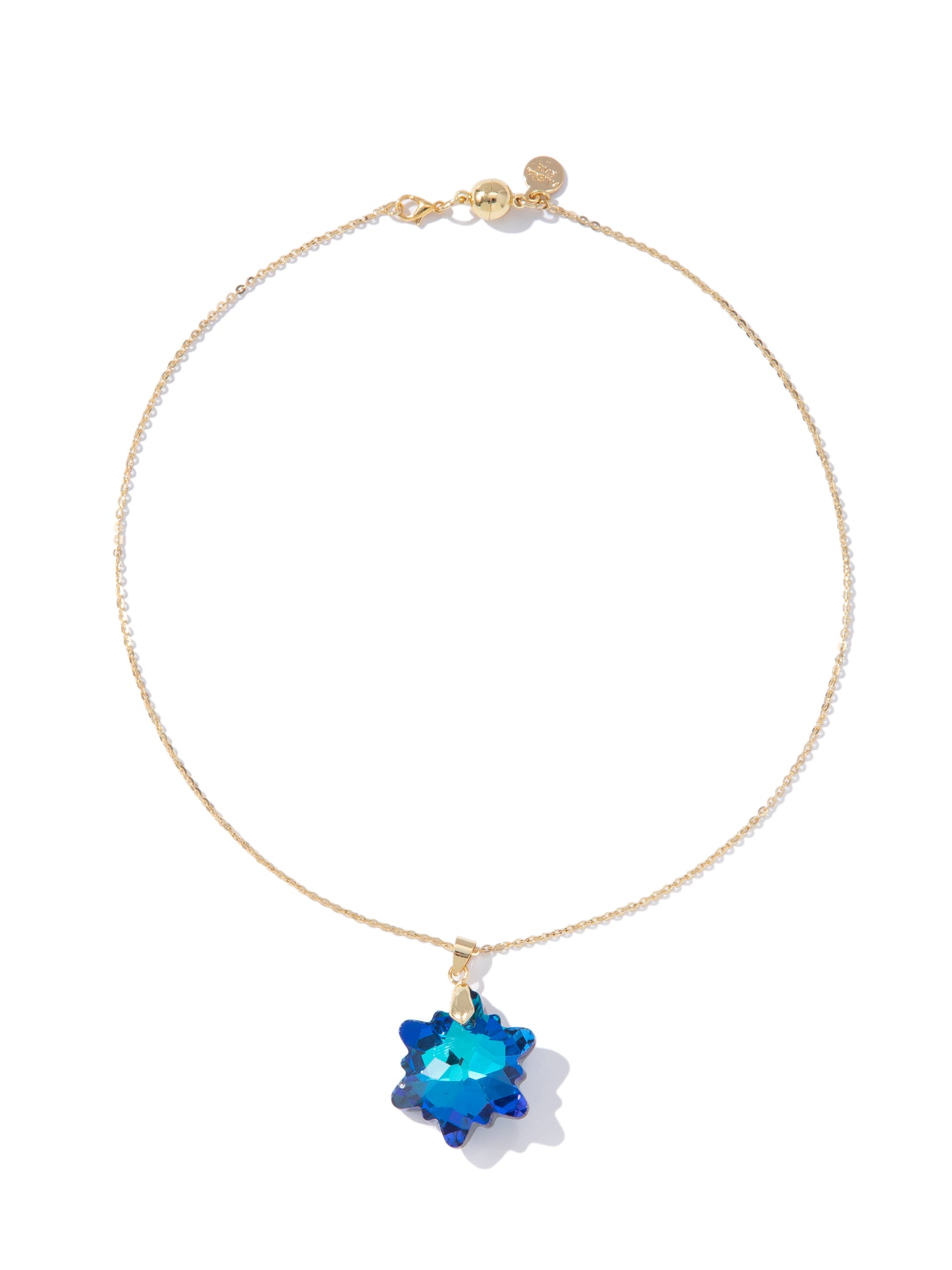 Santa's Sparkle Necklace - Blue Night