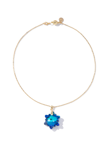 Santa's Sparkle Necklace - Blue Night
