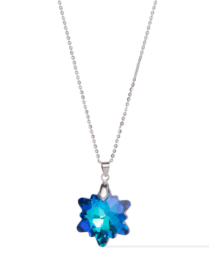 Santa's Sparkle Necklace - Blue Night