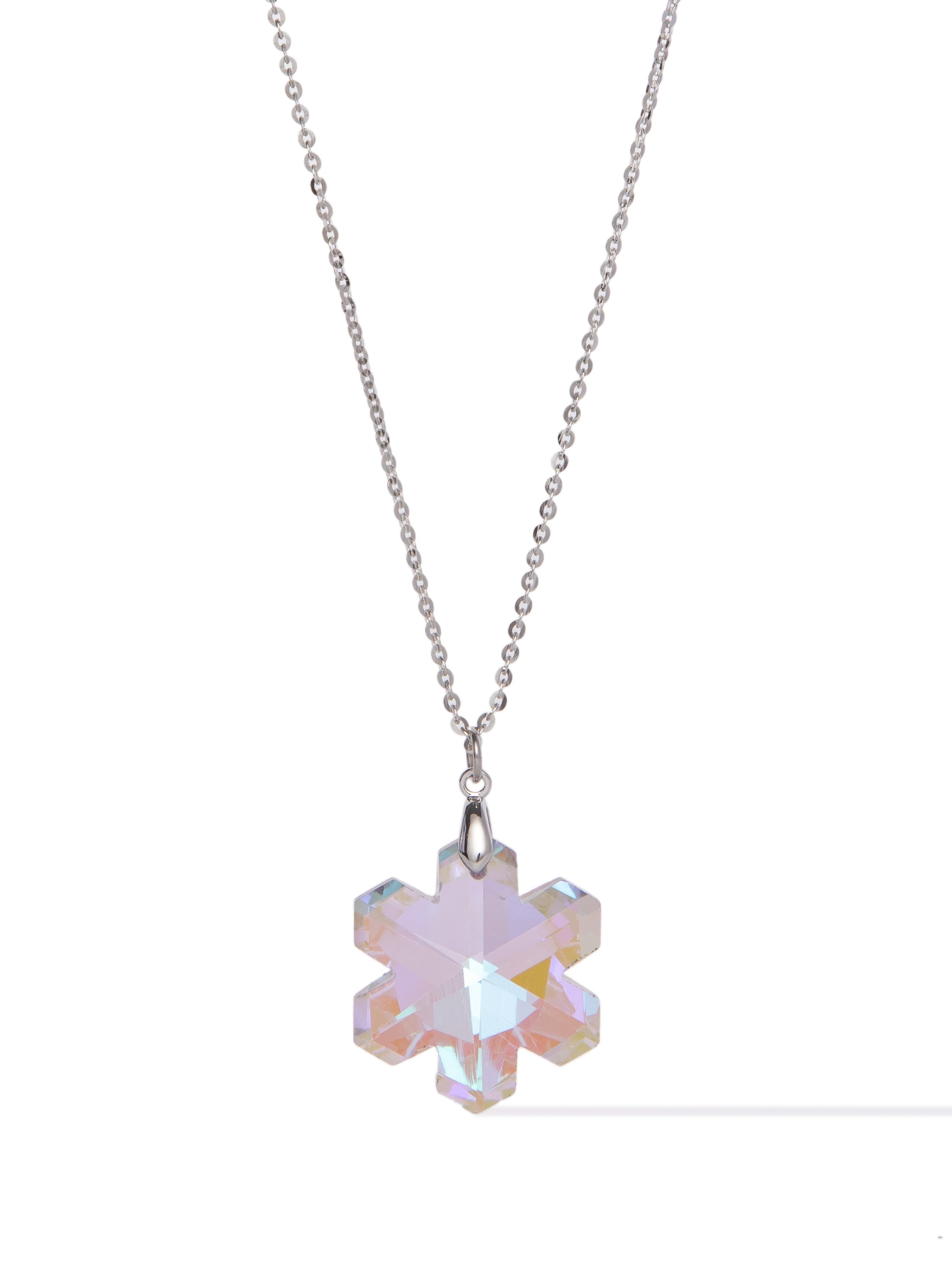 Santa's Sparkle Necklace - Lilac Mist